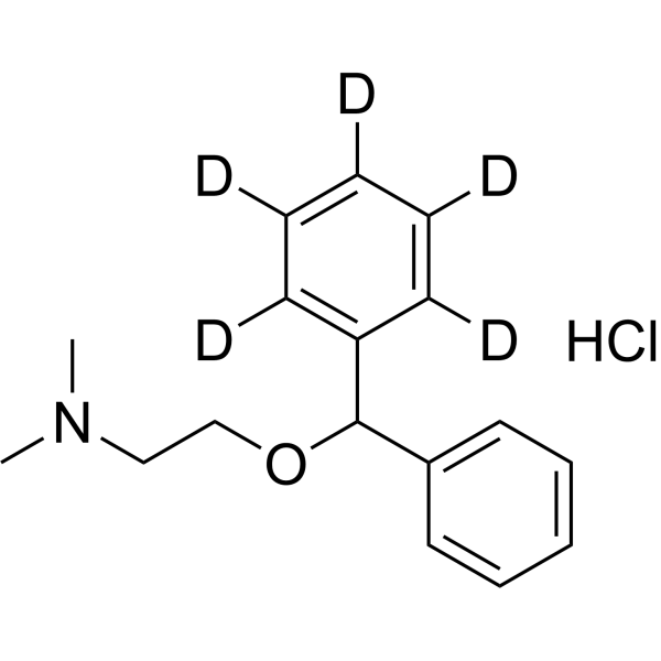 Diphenhydramine-d5 hydrochloride (diphenhydramine d5 hydrochloride (hydrochloride)) 1219795-16-0